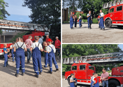 Soziales Engagement bei HORNIG Auktionen - Feuerwehr Förderverein Bautzen e.V. - alle lassen sich das Eis schmecken