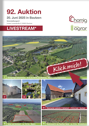 Titelbild 92. Agrar- und Immobilienauktion am 20.06.2025